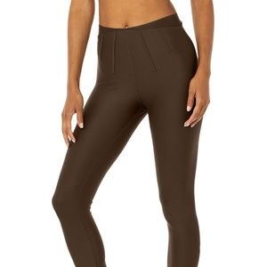 AIRLIFT HIGH-WAIST 7/8 CORSET LEGGING ESPRESSO SIZE MEDIUM